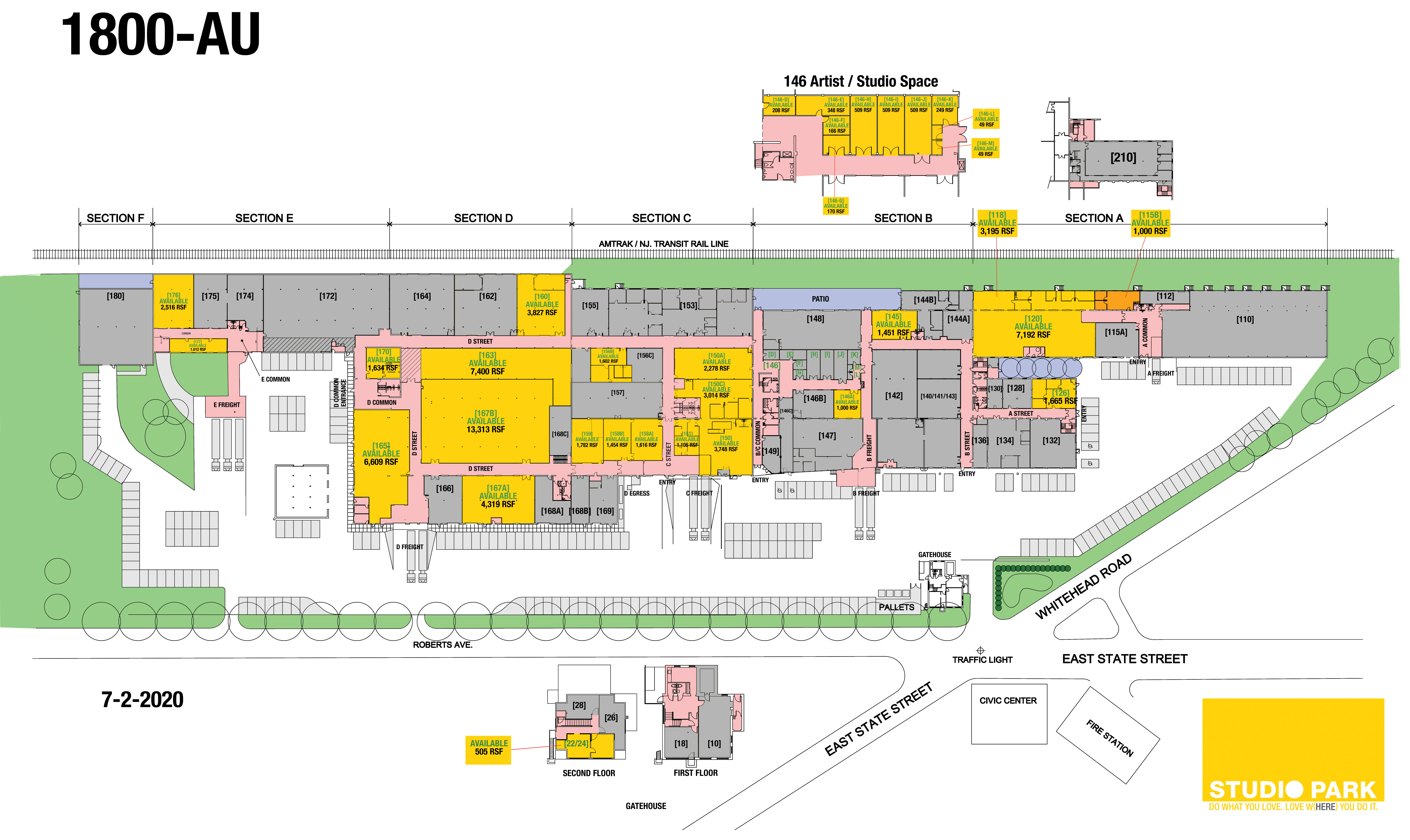 Studio Park floor plan Studio Park floor plan